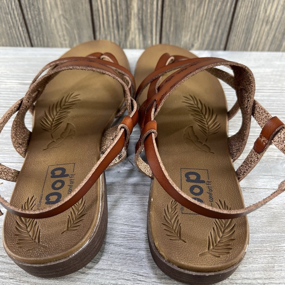 Pop Womens Comfort Fit  Strappy Sandals  Size 8 M  Flowers In Straps Casual - Picture 11 of 15